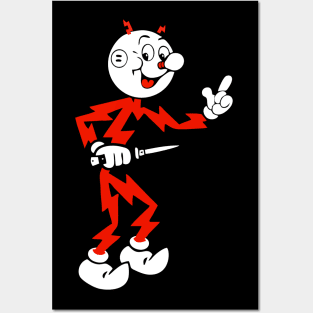 Remember Kids Electricity Will Kill You - Reddy Kilowatt Posters and Art